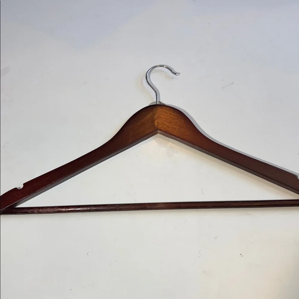 20Pc Premium Quality Wooden Hangers Cherry New